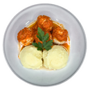 Almôndegas de Aves com Puré de Batata - 350g