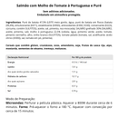 Salmão com Molho de Tomate à Portuguesa e Puré - 350g